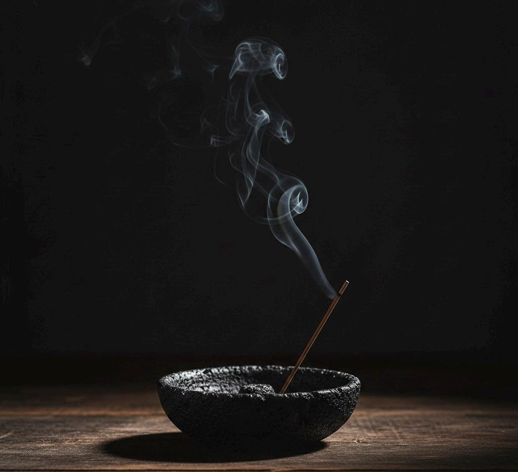 Ceramic Incense Holder Set of 4 Colors, Minimalist Incense Burner, Modern Zen Home Decor, Meditation Altar Accessory, Boho Spiritual Gift